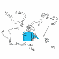 OEM Chrysler 300M CANISTER-Vapor Diagram - 4891386AE