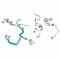 OEM Lexus ES300 Hose Sub-Assy, Vacuum Diagram - 17308-20090