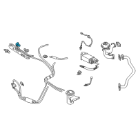 OEM Lexus ES300 Valve, Duty Vacuum Switching Diagram - 90910-12196