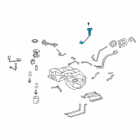 OEM 2015 Lexus LS600h Gage Assy, Fuel Sender Diagram - 83320-80441
