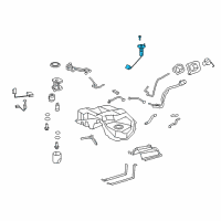 OEM 2016 Lexus LS600h Gage Assy, Fuel Sender Diagram - 83320-80441