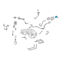 OEM Lexus LS600h Fuel Tank Cap Assembly Diagram - 77300-48010