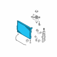 OEM 2010 BMW M3 Radiator Diagram - 17-11-7-537-292