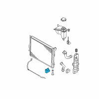 OEM BMW 328i Lower Cooler Bracket Diagram - 17-11-7-524-956