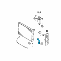 OEM BMW Engine Feed Radiator Upper Hose Diagram - 17-12-7-531-579