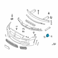 OEM 2014 BMW 535i GT xDrive Spacegrau Ultrasonic Transducer Diagram - 66-20-9-233-034