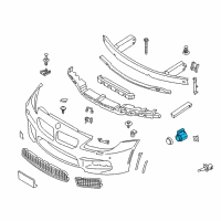 OEM BMW 528i Spacegrau Ultrasonic Transducer Diagram - 66-20-9-233-034