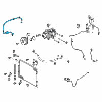 OEM 2014 Toyota Land Cruiser Suction Hose Diagram - 88712-6A420