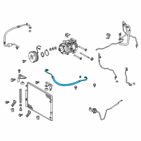 OEM 2008 Toyota Land Cruiser Discharge Hose Diagram - 88711-60810