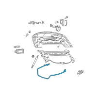 OEM Chrysler Sebring WEATHERSTRIP-DECKLID Diagram - 5008826AJ