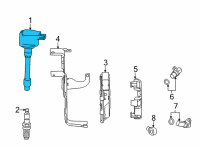 OEM 2022 Acura TLX COIL ASSY., PLUG TOP Diagram - 30520-6Y0-J01