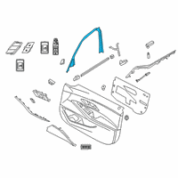 OEM 2020 BMW M340i COVER, WINDOW BORDER, DOOR Diagram - 51-33-9-891-447