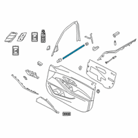 OEM BMW 330e CHANNEL SEALING, INSIDE, DOOR Diagram - 51-33-7-407-419