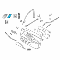 OEM 2021 BMW 330i xDrive BUTTON, CENTRAL LOCKING SYST Diagram - 61-31-6-820-926