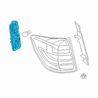 OEM BMW Bulb Holder, Rear Light, Side Wall Diagram - 63-21-7-288-198