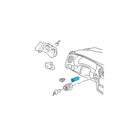 OEM 2003 Chevrolet Monte Carlo Switch Asm-Hazard Warning Diagram - 10359032