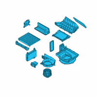OEM 2016 Kia K900 Blower Unit Diagram - 971003T500