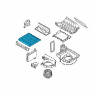 OEM 2016 Kia K900 Premium Cabin Air Filter Diagram - 3TC79AC000