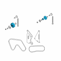 OEM 2006 Nissan 350Z Pulley-Idler Diagram - 11947-AG300