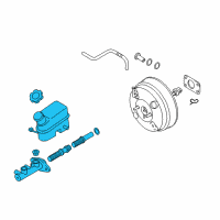 OEM 2015 Kia Sportage Cylinder Assembly-Brake Diagram - 585102S201DS