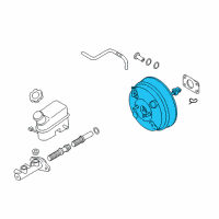 OEM 2014 Hyundai Tucson Booster Assembly-Brake Diagram - 59110-2S000