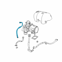 OEM 2017 Jeep Renegade Hose-Oil Feed Diagram - 68348002AA