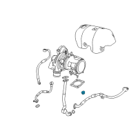 OEM 2015 Jeep Renegade Nut-HEXAGON FLANGE Diagram - 6510726AA