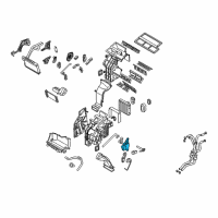 OEM Hyundai Veracruz Heater Actuator Assembly Diagram - 97160-3J000