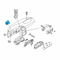 OEM 2002 Nissan Quest Switch Assy-Lighting Diagram - 25160-7B001