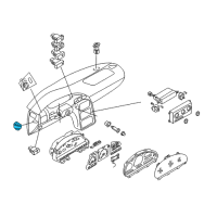 OEM 2001 Nissan Quest Switch Assembly-Seat Memory Diagram - 25491-7B001