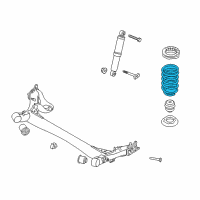 OEM Hyundai Elantra GT Spring-Rear Diagram - 55330-A5700