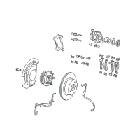 OEM 2020 Jeep Wrangler Stud Hub Diagram - 68325126AA