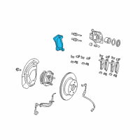 OEM 2018 Jeep Wrangler Adapter-Disc Brake CALIPER Diagram - 68384498AA