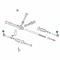 OEM 2016 Nissan Juke Nut Diagram - 01223-00231
