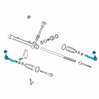 OEM Nissan Leaf Socket Kit-Tie Rod Diagram - D8640-1KA0A