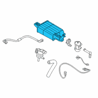 OEM Hyundai Accent CANISTER Assembly Diagram - 31420-H9600
