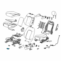 OEM 2016 Buick Encore Module Asm-Front Seat Vent Fan Control Diagram - 13502042