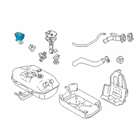 OEM 1998 Chevrolet Metro Sensor, Fuel Tank Pressure Diagram - 30020521