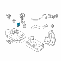 OEM 2001 Chevrolet Tracker Fuel Filter Diagram - 30020673