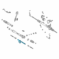 OEM Toyota Echo Rack Diagram - 44204-52010