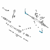 OEM 2003 Toyota Echo Outer Tie Rod Diagram - 45046-59026