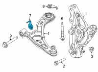 OEM 2021 Ford Mustang Mach-E RETAINER - NUT Diagram - LJ9Z-2C308-B