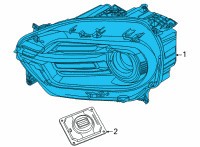 OEM Ford Bronco Sport LAMP ASY Diagram - M1PZ-13008-B