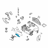 OEM 2014 Ford Focus Boot Diagram - CV6Z-2404-CB