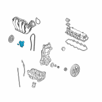 OEM 2011 Honda Insight Slider, Cam Chain Tensioner Diagram - 14512-RMX-000