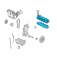 OEM Honda Civic Cover, Cylinder Head Diagram - 12310-RMX-000