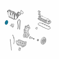 OEM 2020 Honda Accord Sprocket, Cam Chain Driven (46T) Diagram - 14211-PWA-000