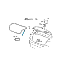 OEM Chrysler 200 PROP/GAS-Deck Lid Diagram - 5155055AB