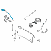 OEM Infiniti Pipe-Front Cooler, Low Diagram - 92450-AM600