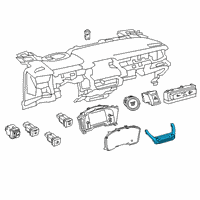 OEM 2022 Toyota Corolla Dash Control Unit Diagram - 55900-12F50-B0